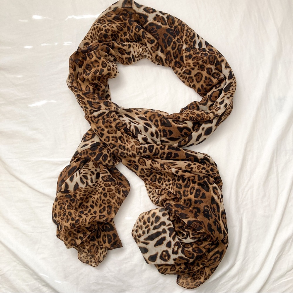 leopard scarf